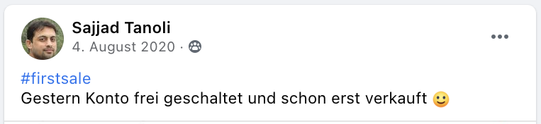 erster verkauf 4